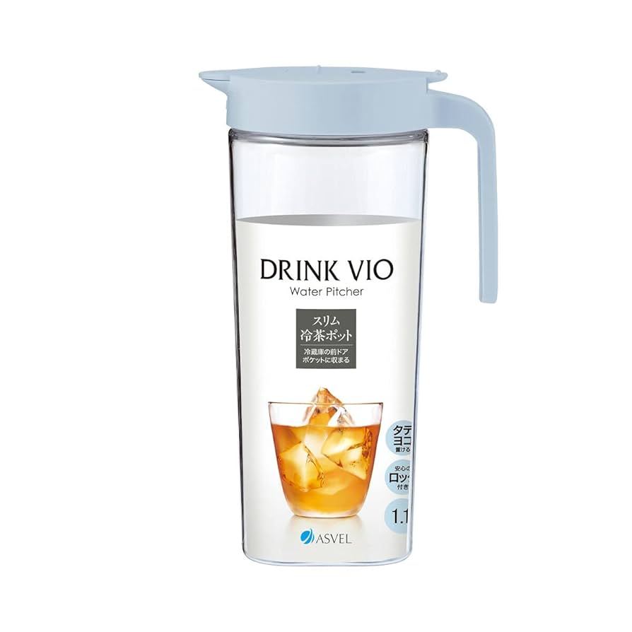 Amazon｜アスベル 冷水筒 ドリンク・ビオ 縦横置き 茶しぶ付着